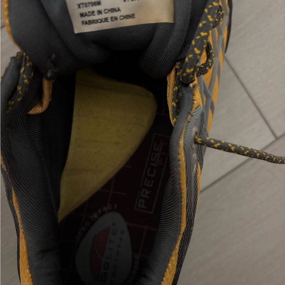 Men's Yellow and Gray Athletic Shoes - Picture 6 of 8